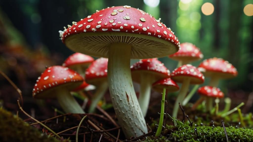 ядовитые грибы, растения